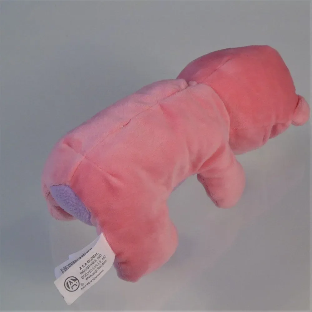 Pink and Purple Plush Stuffed Animal Bear